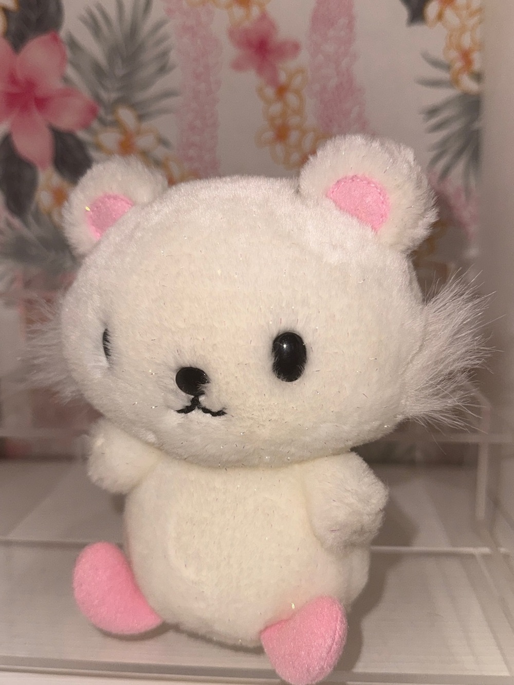 Sanrio “ SUGAR “ White Plush hamster rate htf